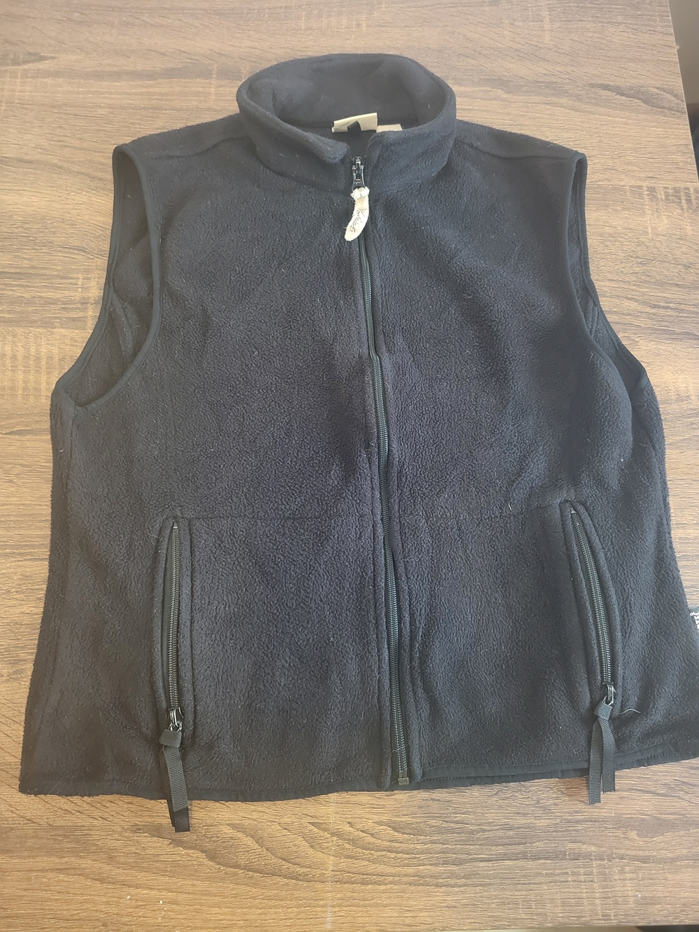 Woolrich Black Fleece Zip Vest - Women's Sleeveless Jacket